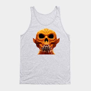 Creepy Halloween Guardian Pumpkin Monster Back Version (MD23HWN001ab) Tank Top